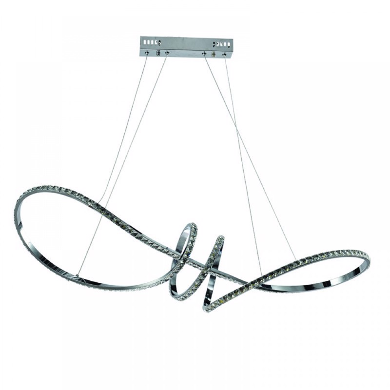 Φωτιστικά agiovlasitishome - ΣΗΜΑΝΤΙΚΟ: Σε περίπτωση διαφοράς τιμής από το κατάστημα ισχύει παντα και μόνο η τιμή του καταστήματος INLIGHT ΦΩΤΙΣΤΙΚΟ ΟΡΟΦΗΣ LED ΑΛΟΥΜΙΝΙΟΥ ΜΕ ΚΡΥΣΤΑΛΛΑ ΧΡ